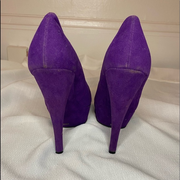Purple Platform Heels - Picture 5 of 6